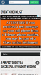 Mobile Screenshot of eventchecklist.net